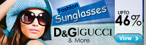 Upto 46% Off on Sunglasses from Gucci, D&G and more