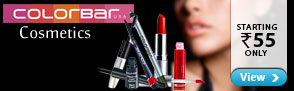6.	Cosmetics by Colorbar starting Rs.55 Only