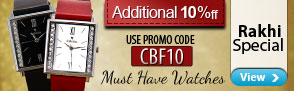 Additional 10% off on watches by Calvino, Figo and Baywatch