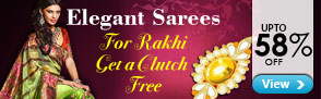 Elegant sarees upto 42% off