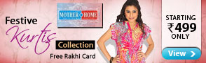 Festive Kurtis with free Rakhi cards