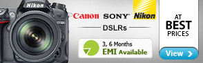 DSLRs at Easy EMI Options