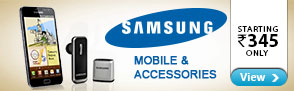 Samsung Mobiles and Accessories Starting Rs.345 Only