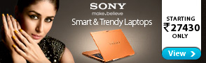 Sony Laptops Starting Rs 27430