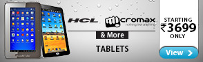Tablets Starting at Rs.3699 Only