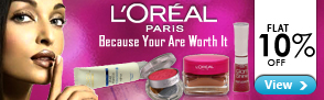 Loreal Upto 10% Off