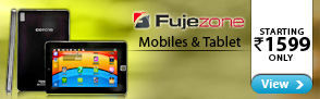 Fujezone Mobiles and Tablets Starting Rs.1599 Only