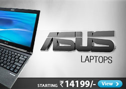 Asus Laptops starting Rs 14199
