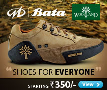 Bata,Woodland & More @ Rs. 350