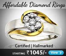Diamond Rings @ Rs.1045 Diamond Rings @ Rs.1045
