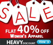 Flat 40% off
