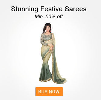 Stunning Festive Sarees - Min 50% off
