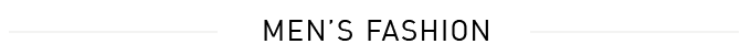 Mens's Fashion
