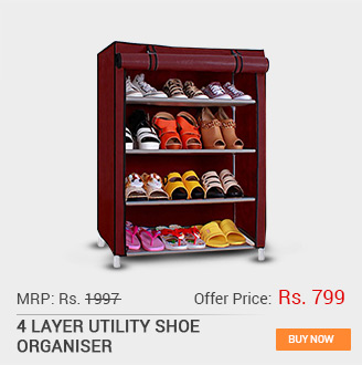 4 Layer Utility Shoe Organiser