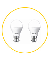 Philips LED Pack of 2 Led Bulb Bulbs (9-70W) 