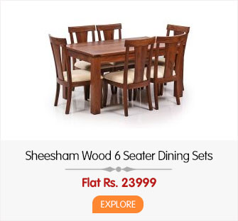 Sheesham Wood 6 Seater Dining Sets