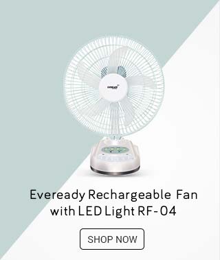 Eveready rechargeable fan