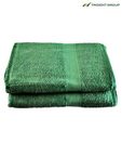 Trident Hunter Green Medium Bath Towels  (set of 2)