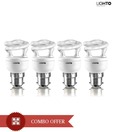 LightO CFL 5W Set Of 4-Spiral Shape