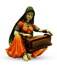 Earth Home Decor Rajasthani Musician With Harmonium