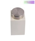 Plumeria Beautiful White Ceramic Kitchen Canister