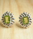 Designer Silver Inc. Silver & Peridot Earrings