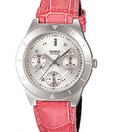 Casio Pink Textured Strap Watch