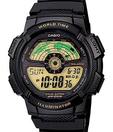 Casio Coal Black World Time Watch