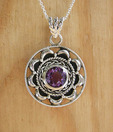 Designer Silver Inc. Classic Silver & Amethyst Pendant