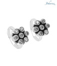 Johareez Pretty White Cubic Zircon Sterling Silver Toe Rings