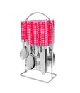 Elegante Pink Stainless Steel Cutlery Set - 25 Pcs