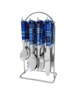 Elegante Blue Checkered Cutlery Set - 25 Pcs
