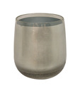 Plumeria Silver Grey Waste Basket- 1 pc