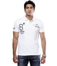 Tiger of Goa White Polo T Shirt