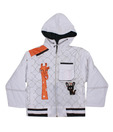 Fort Collins White Hooded Jacket For Kids