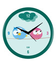 Clok Love Birds Wall Clock