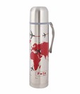 Polo Red & Black Stainless Steel Thermo Flask-750 ml