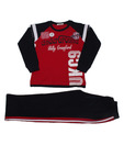 Unikid Red-Navy T-Shirt & Track Pant For Kids