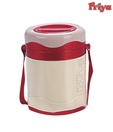 Priya Brunch Red & Cream Tiffin Box With 3 Containers