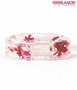 Freelance White & Purple Soap Dish