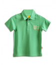 Unamia Green U1 Polo T-Shirt For Kids