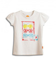 Unamia White Sparkly Sunglasses Top For Kids
