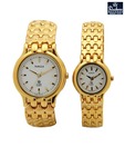 MGI White Classy  Dial Watch Combo