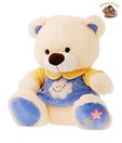 Dimpy Stuff Cream Bear In Shirt Soft Toy-45 cm