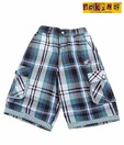 Pokins Funky Blue Boys Shorts For Kids