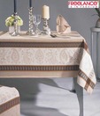 Freelance Beige Colour Paisley Design Verona Table Cover