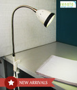 Renata LED Black Clamp Light