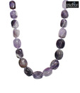 Piebee Tumbled Amethyst Necklace