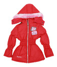 Fort Collins Red Fur Hood Jacket For Kids