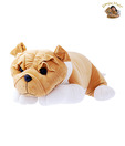 Dimpy Stuff Brown Bull Dog Lying Soft Toy-65 cm